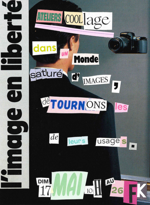 Affiche de l'atelier collage ("cool"+"age")